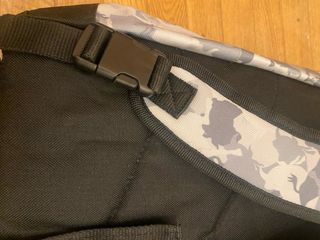 Mochila Lois Camuflaje Gris Negra Nueva