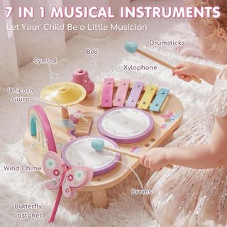 NUEVO! Batería Montessori Madera niños juguete