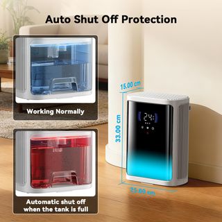 2,8L Deshumidificador silencioso 7 colore900ML/24H