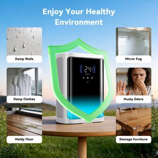 2,8L Deshumidificador silencioso 7 colore900ML/24H