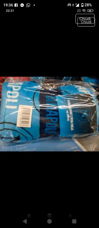 Plaid Napoli in pile