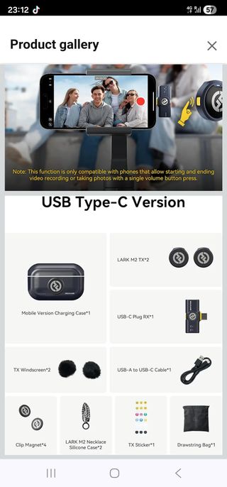 Micrófono Inalámbrico Hollyland Lark M2