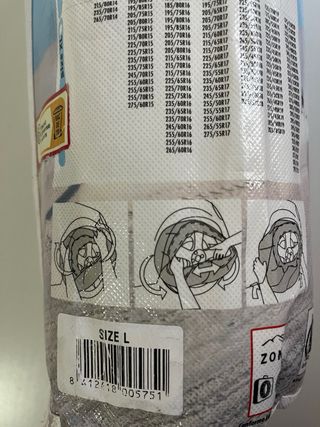 Cadenas Nieve Easy Sock Talla L