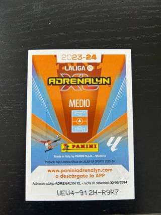 Bellingham Balón de Oro Adrenalyn 23/24 + Firma