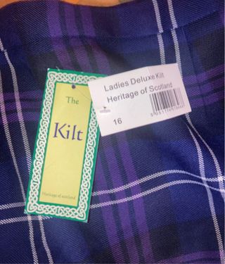 Kilt (falda escocesa original, real traje escocés)