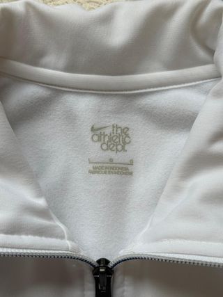 Nike Vintage Track Jacket Full Zip White Size L