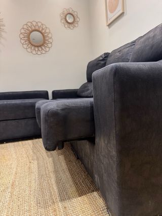 Sofá Chaiselongue Negro