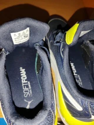 Zapatillas Puma Azul y Amarillo Talla 36