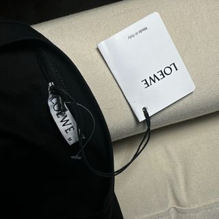 Crop top Loewe negro camiseta