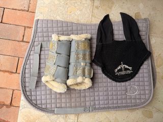 Orejeras Veredus + Mantilla Gris + Protectores