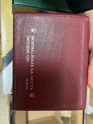 Scatola Rolex Rossa