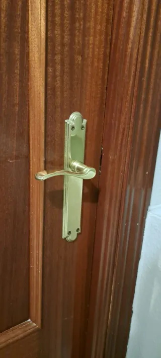 Puerta interior de madera