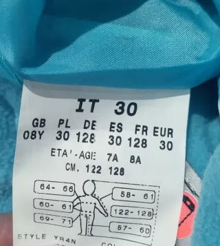 Tuta da neve Brugi bambina taglia 6 anni