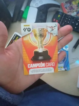 Carta Campeón 25-26 Panini