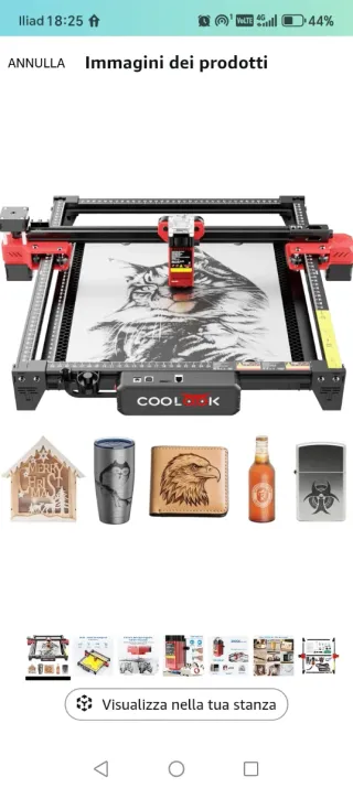 Stampante laser Coolook rossa