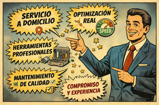 Mantenimiento PC y Portátil a domicilio | Limpieza