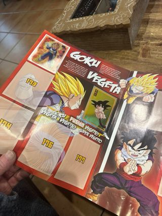 Álbum Dragon Ball Z Warriors + Cartas