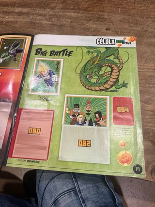 Álbum Dragon Ball Z Warriors + Cartas