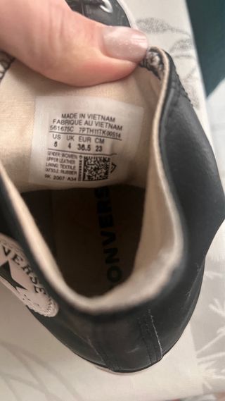 Converse Chuck Taylor Talla 36.5 (37) perfectas