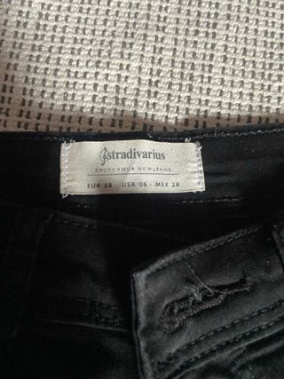 Pantalón Stradivarius Negro Talla 36