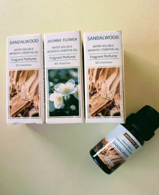 Pack 3 Aceites Esenciales Sandalwood y Jazmín