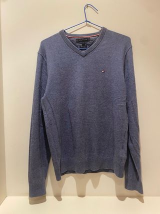 Jersey Tommy Hilfiger Azul V-Neck
