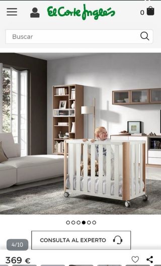 Cuna Cotinfant Doco Sleeping 60x120 + Colchón