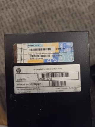 Ordenador de mesa HP