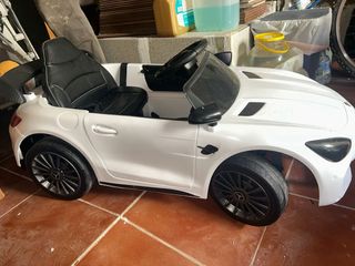 Coche de Batería Mercedes AMG Blanco