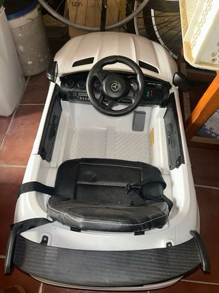 Coche de Batería Mercedes AMG Blanco