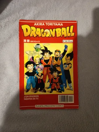 Cómic dragón ball serie roja número 186