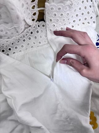 Vestido blanco Mango playa