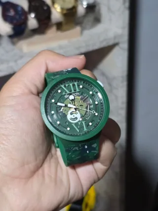 Reloj Swatch Verde Camuflaje