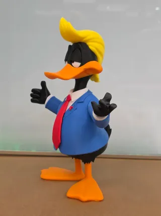 Pato Lucas Trump Figura Impresa 3D