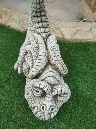 Figura Dragon Piedra jardín exterior decoración
