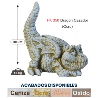 Figura Dragon Piedra jardín exterior decoración