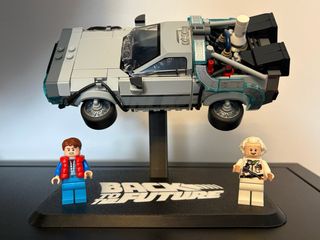 Suporte Lego DeLorean - Back to The Future