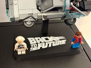 Suporte Lego DeLorean - Back to The Future