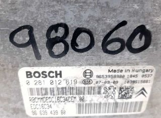 Citroen 9663943980 centralita berlingo 1.6 727356