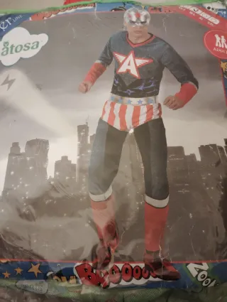 Disfraz Carnaval Atosa Superhéroe Talla M