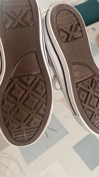 Converse All Star Hi Tachuelas Blancas