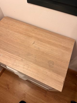 Cajonera Ikea Malm Madera y Blanca
