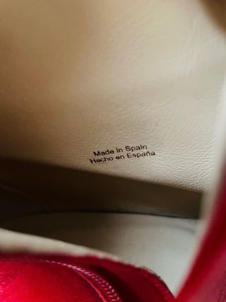 BOTINES BIMBA Y LOLA! 37 PIEL ROJO TACONES CUERO