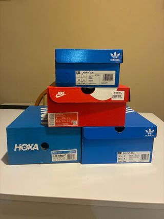 Cajas vacías zapatillas