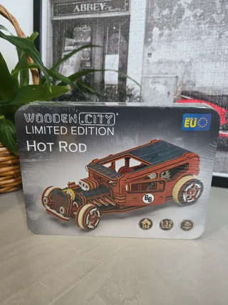 Puzzle 3D Madera Hot Rod - Edición Limitada