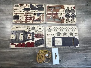 Puzzle 3D Madera Hot Rod - Edición Limitada