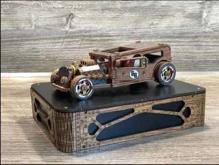 Puzzle 3D Madera Hot Rod - Edición Limitada