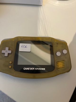 Game Boy Advance Transparente Amarillo