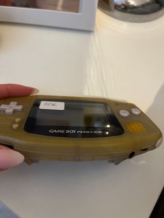 Game Boy Advance Transparente Amarillo
