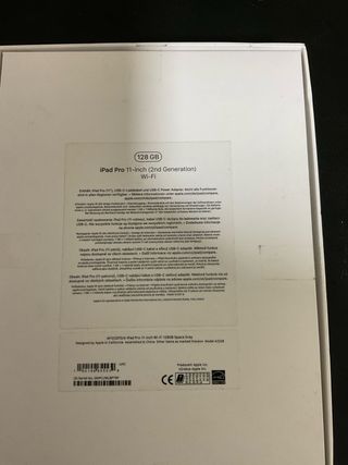 iPad Pro 11 2ª Gen Gris - No Funciona